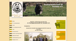 Desktop Screenshot of eurasier-online.de